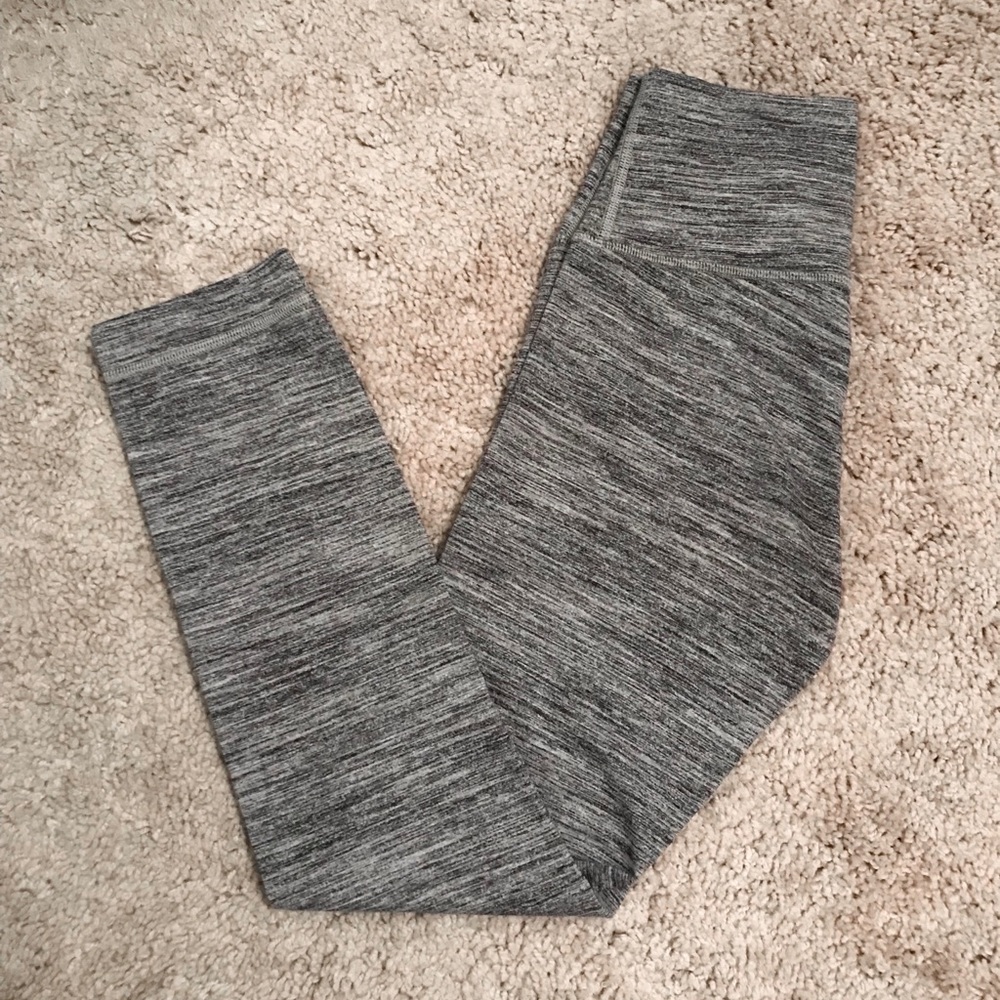 lululemon athletica Gray Marled Leggings